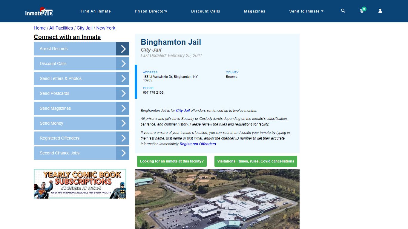 Binghamton Jail | Inmate Locator